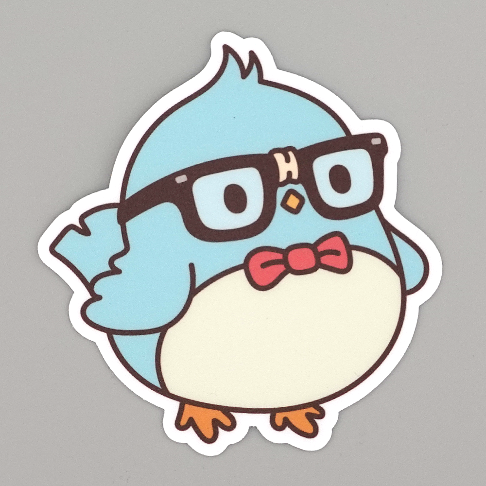 Bug Nerd Sticker Bird Nerd, vinyl sticker – JC Lovely
